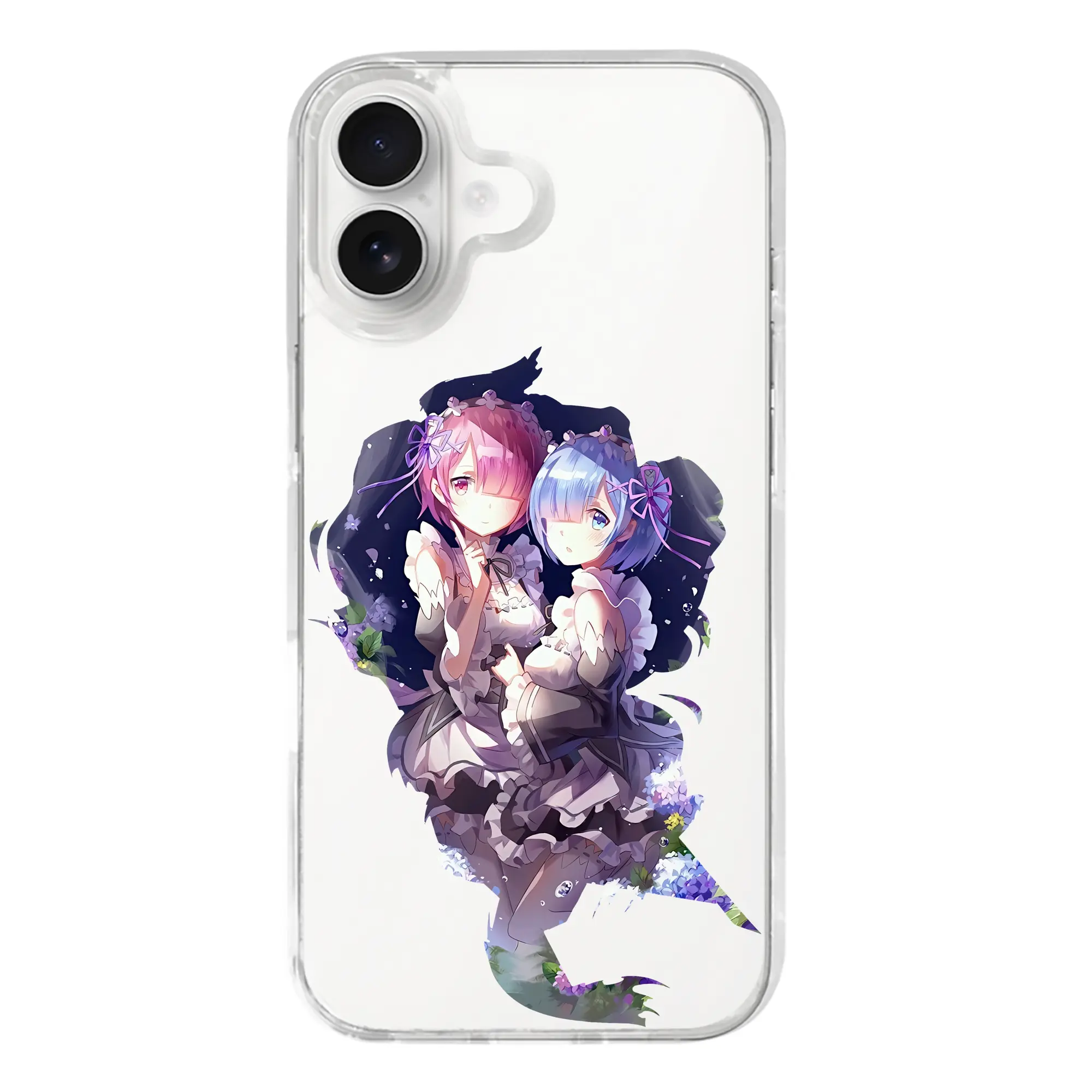 リゼロ グッズ ラム - iPhone 17シリーズ 透明スマホケース – 薄型・耐衝撃・精密フィット保護カバー